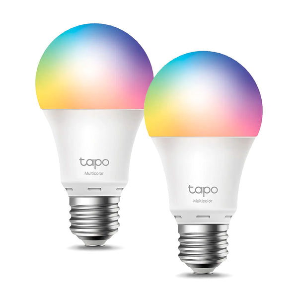 TP-LINK TAPO L530E 2-pack Kit 2 focos Led inteligente Wifi multicolor regulable 806 lúmenes