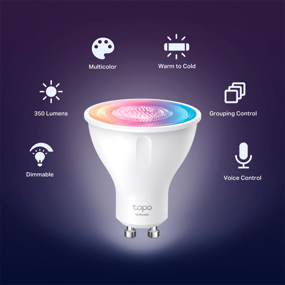 TP-LINK TAPO L630 Foco dicroica inteligente Wifi RGB GU10