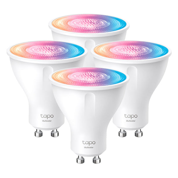 TP-LINK Tapo L630 4-Pack Foco dicroica Inteligente WiFi RGB GU10
