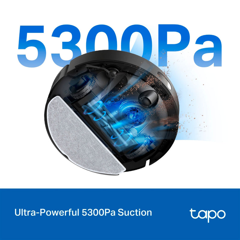 TP-LINK TAPO RV30 Max Robot Aspirador 5300Pa Succión Alexa