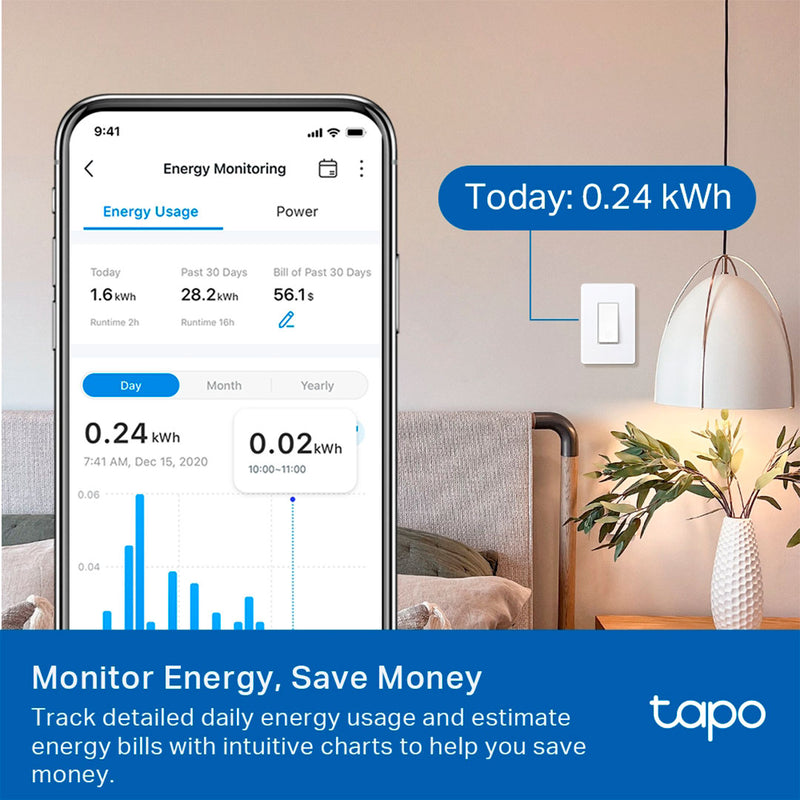 TP-LINK Tapo S515 Interruptor de Luz Inteligente WiFi Alexa