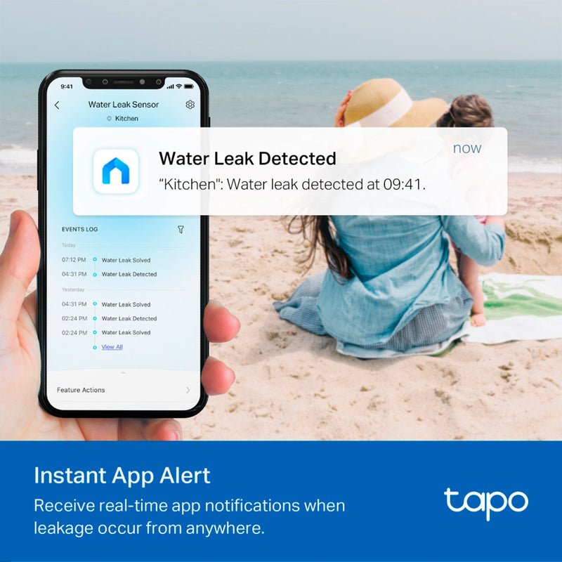 TP-LINK Tapo T300 Sensor inteligente de fugas de agua
