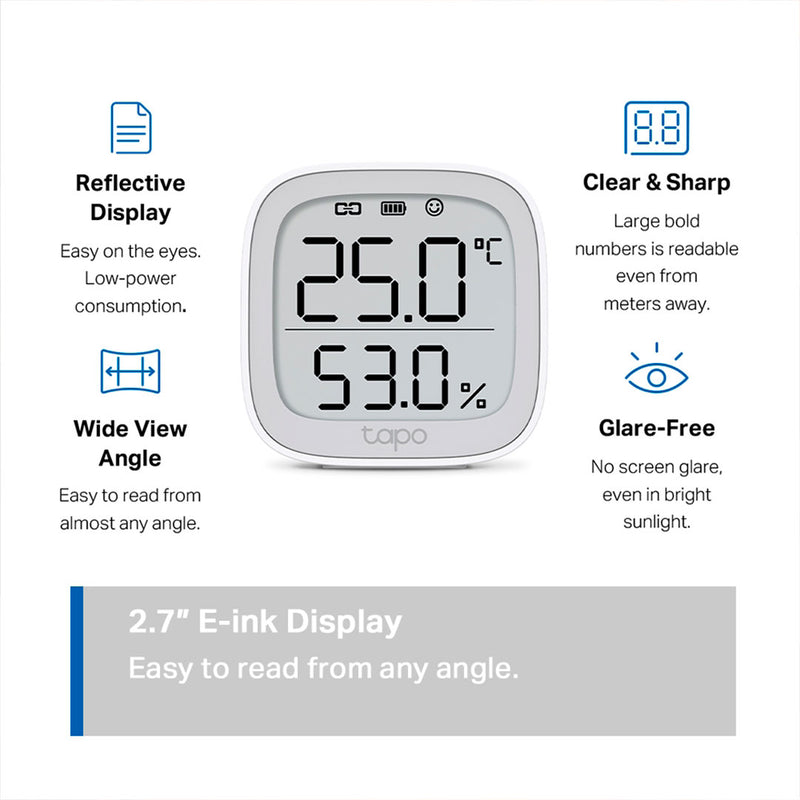 TP-LINK Tapo T315 Monitor de temperatura y humedad Smart