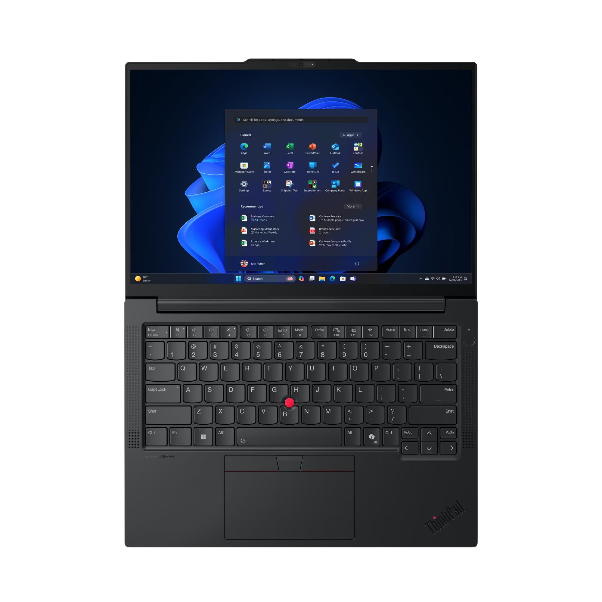 LENOVO ThinkPad E14 Gen 7 Laptop 14" WUXGA IPS Intel Core Ultra 7 255H 5.1GHz 16GB DDR5 1TB SSD Windows 11 Pro 21SY000WLM