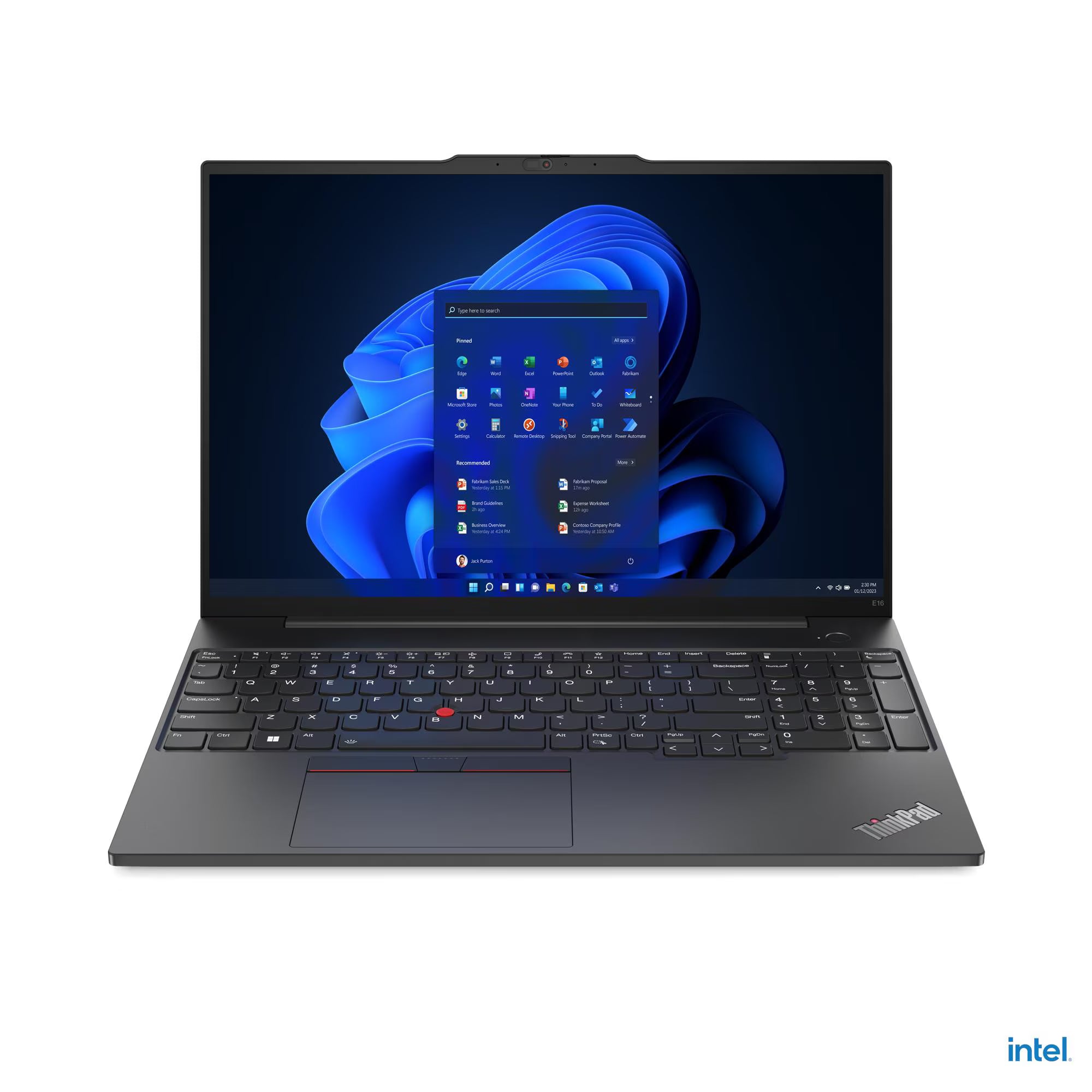 LENOVO 21JQ000MLM ThinkPad E16 Gen 1 Laptop 16" WUXGA IPS Intel Core i7-1355U 5GHz 2x8GB DDR4 512GB SSD Windows 11 Pro