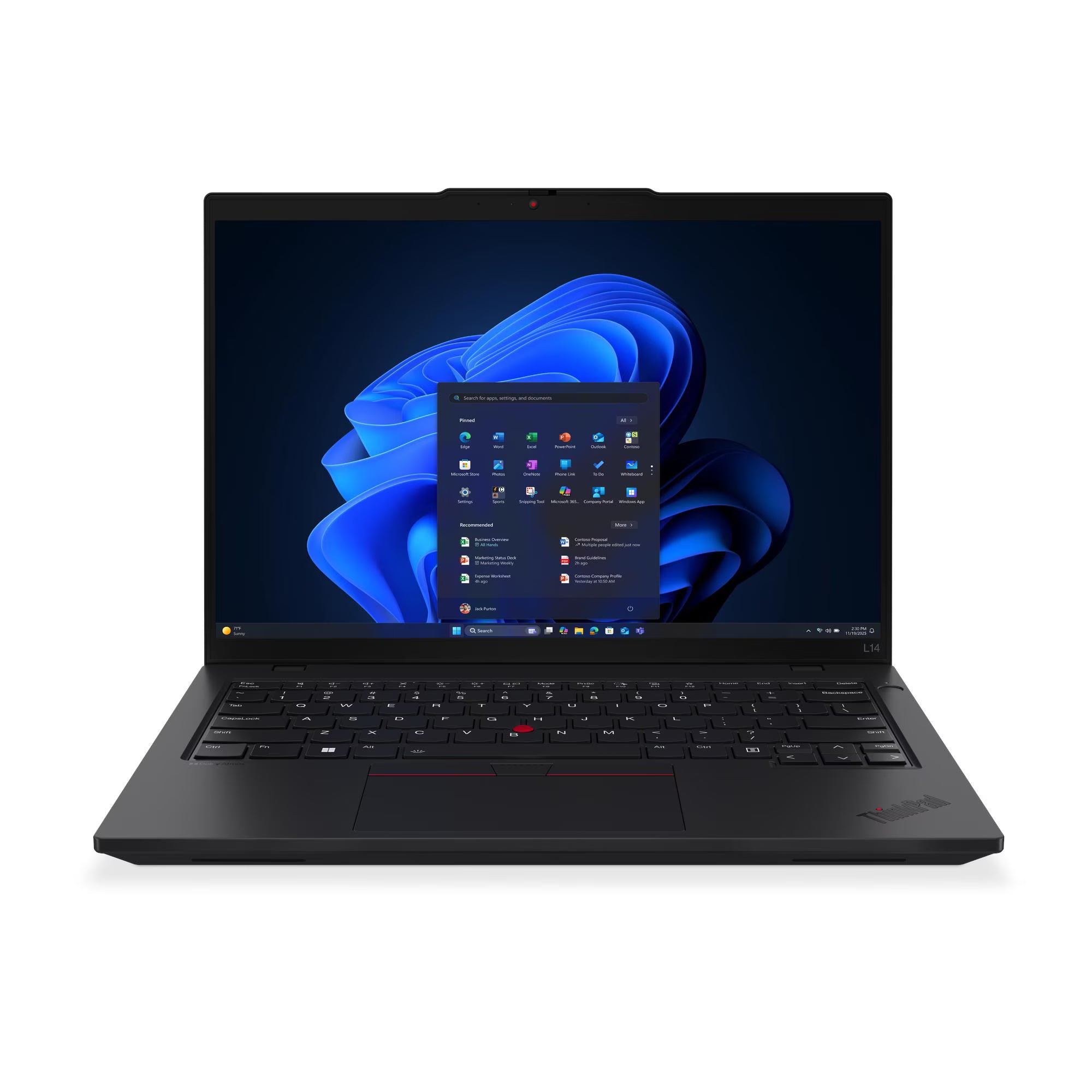 LENOVO ThinkPad L14 Gen 6  Laptop 14" WUXGA IPS Intel Core Ultra 5 225U 4.8GHz 16GB DDR5 512GB SSD Windows 11 Pro 21S7000VLM