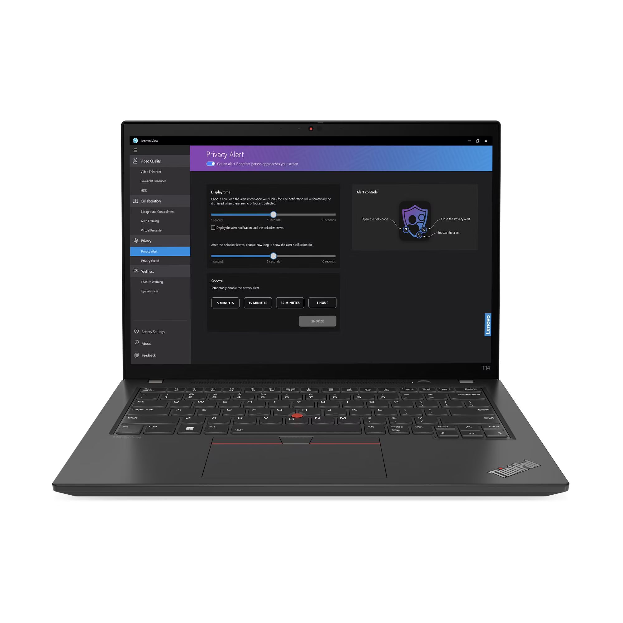 LENOVO 21HD00DQLM ThinkPad T14 Gen 4 Laptop 14" WUXGA IPS Intel Core i7-1365U 5.2GHz 16GB DDR5 512GB SSD Windows 11 Pro