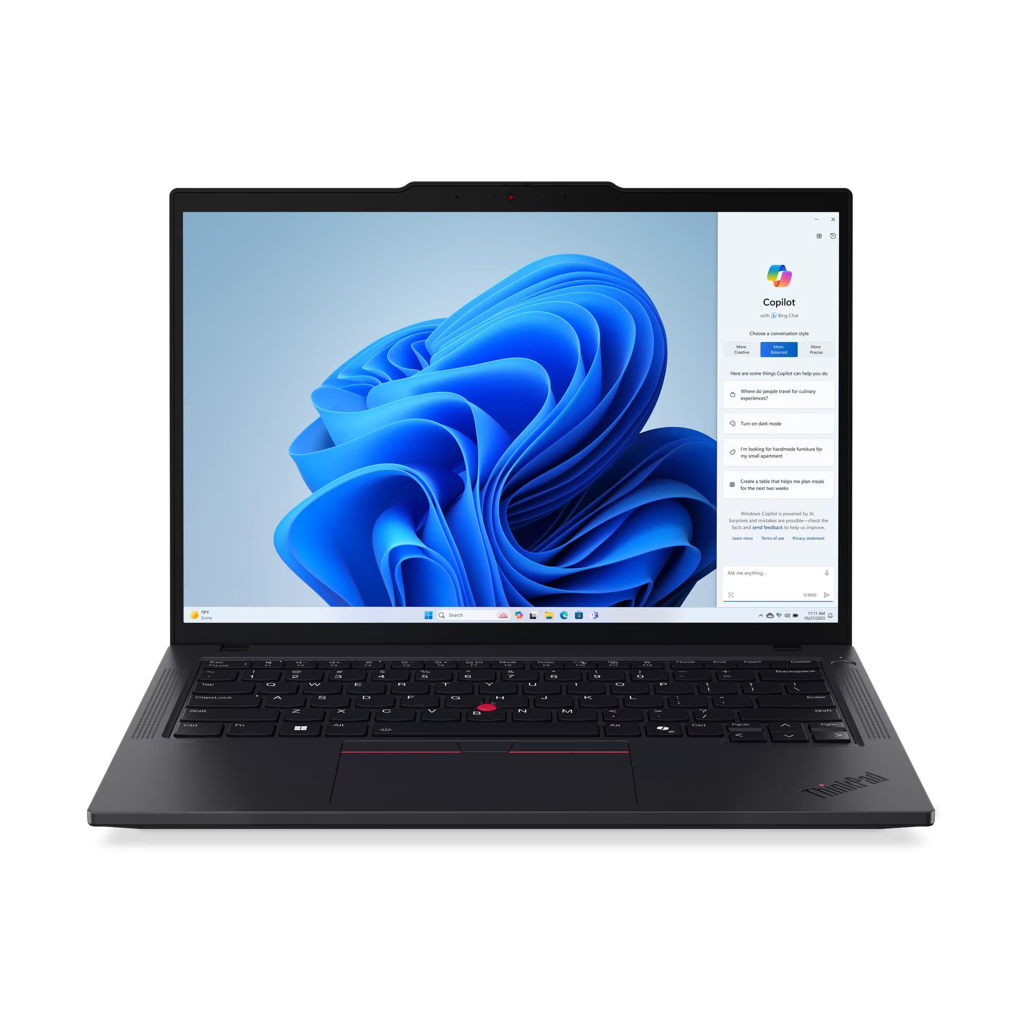 LENOVO ThinkPad T14 Gen 5 Laptop 14" WUXGA IPS Intel Core Ultra 7 155U 4.8GHz 16GB DDR5 1TB SSD Windows 11 Pro 21MM001RLM