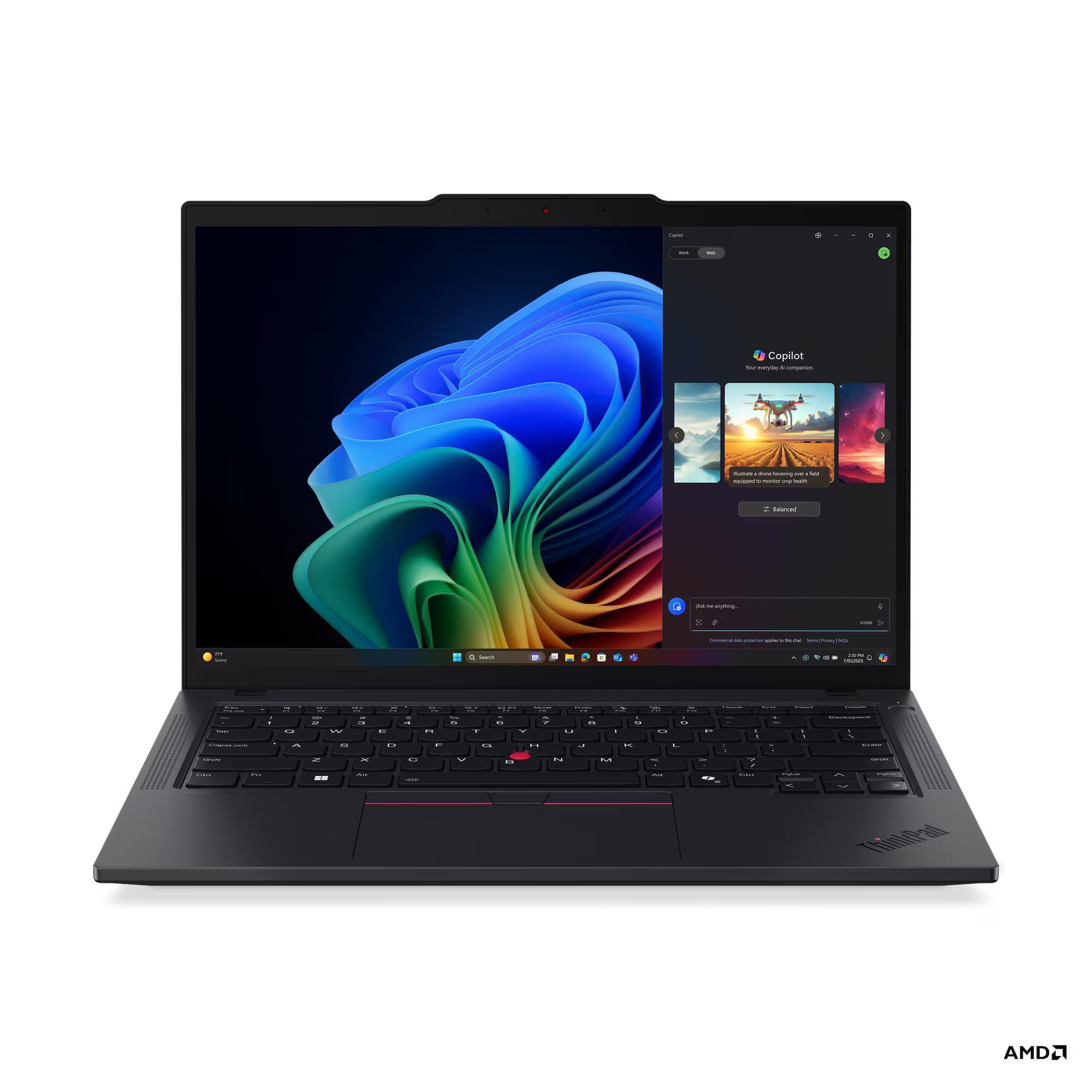 LENOVO 21QK000QLM ThinkPad T14 Gen 6 AMD Laptop 14" WUXGA IPS AMD Ryzen AI 7 PRO 350 5GHz 16GB DDR5 512GB SSD Windows 11 Pro