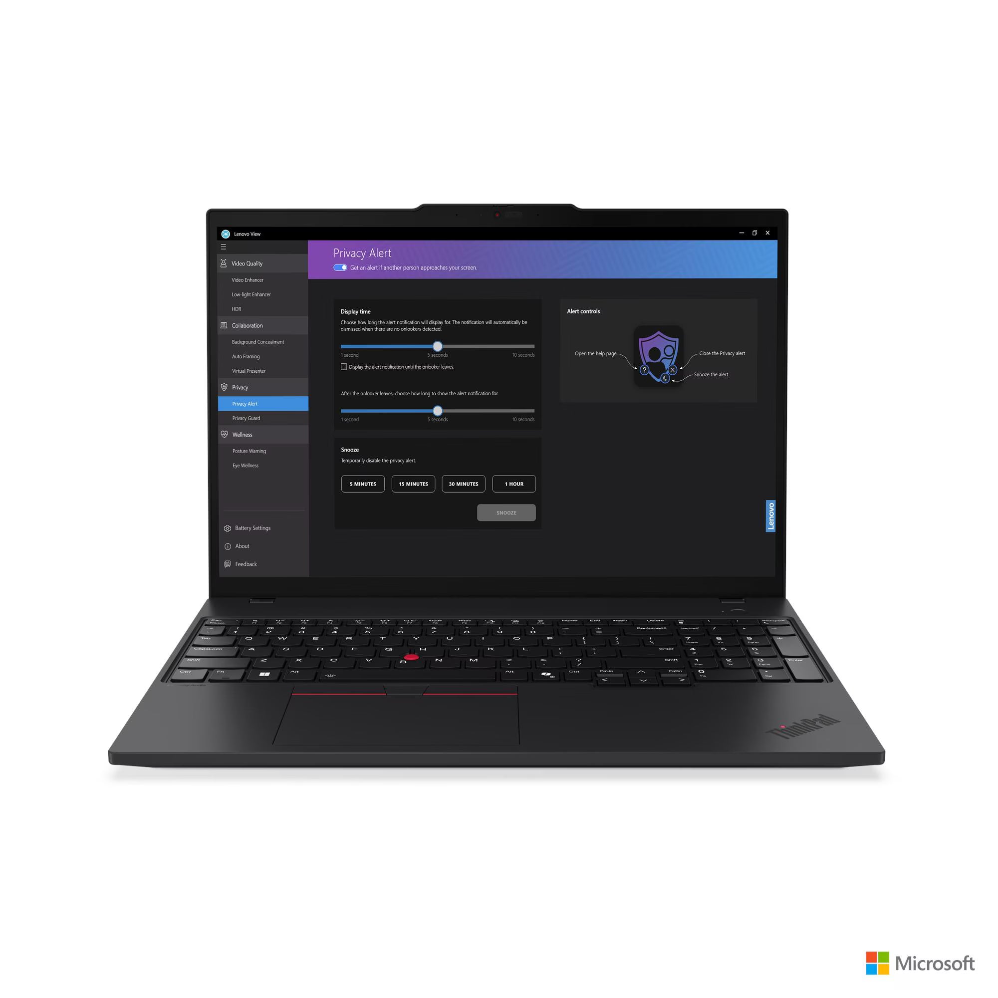 LENOVO ThinkPad T16 Gen 3 Laptop 16" WUXGA IPS Intel Core Ultra 7 155U 4.8GHz 16GB DDR5 512GB SSD Windows 11 Pro 21MQ000XLM