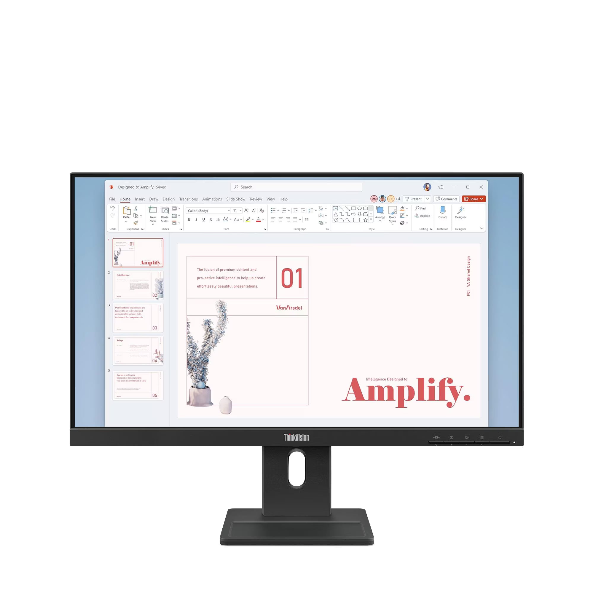 LENOVO ThinkVision E24-40 Monitor Plano 23.8" IPS 1920x1080 WLED 92 DPI 64BAMAR1LA