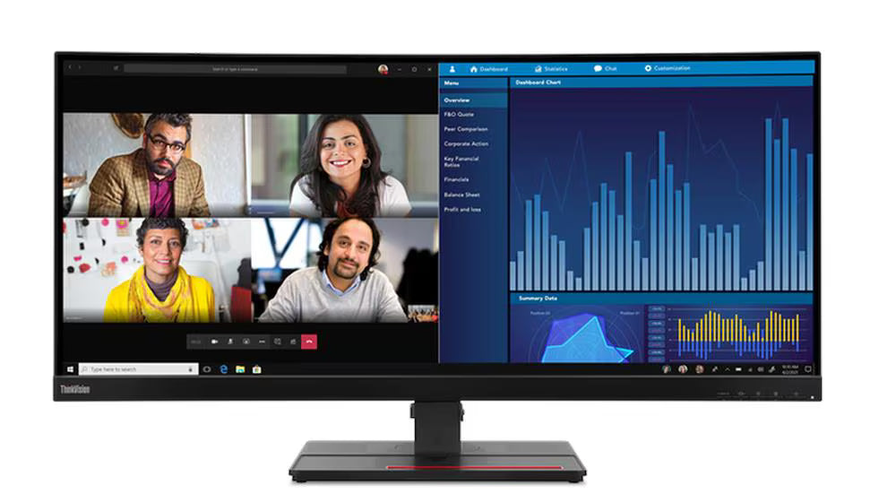 LENOVO 63F2RAR3LA ThinkVision P34w-20 Monitor 34.14" WQHD IPS WLED