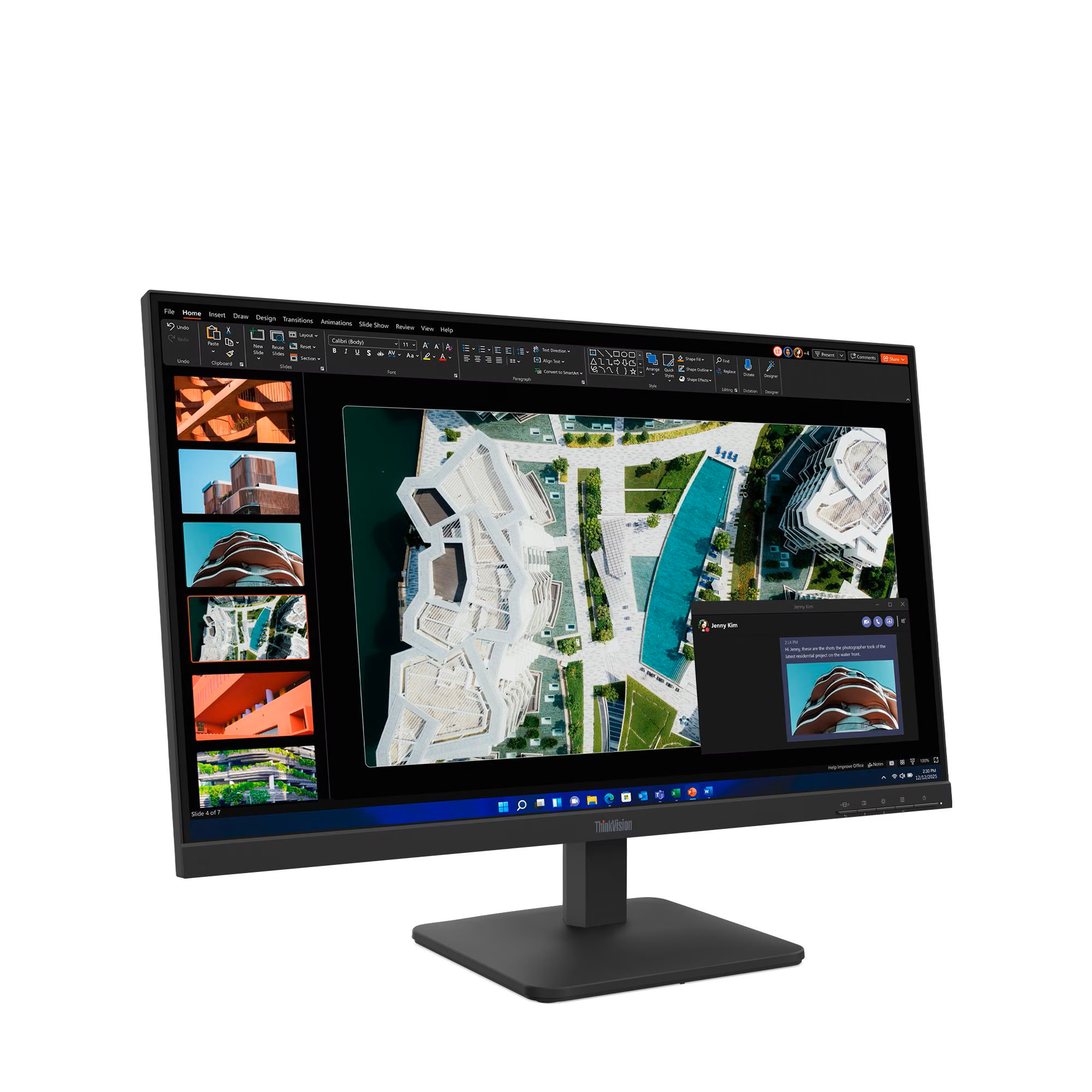 LENOVO ThinkVision S27-4e Monitor Plano 27" Resolución 1920x1080 WLED 64BEKAR1LA