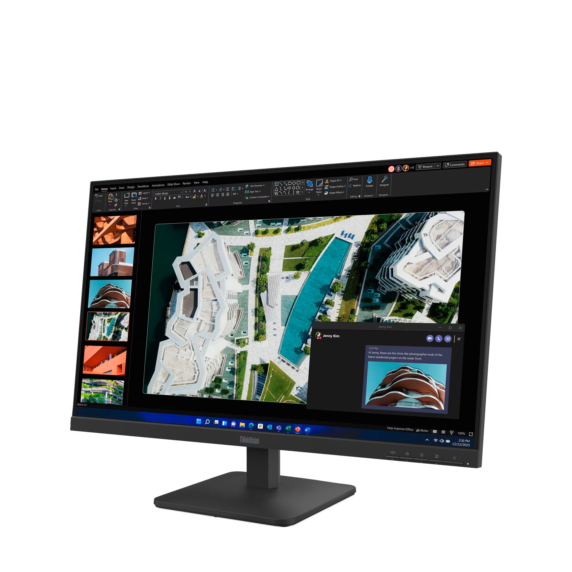 LENOVO THINKVISION S27-4E MONITOR PLANO  27" FULL HD IPS HDMI VGA