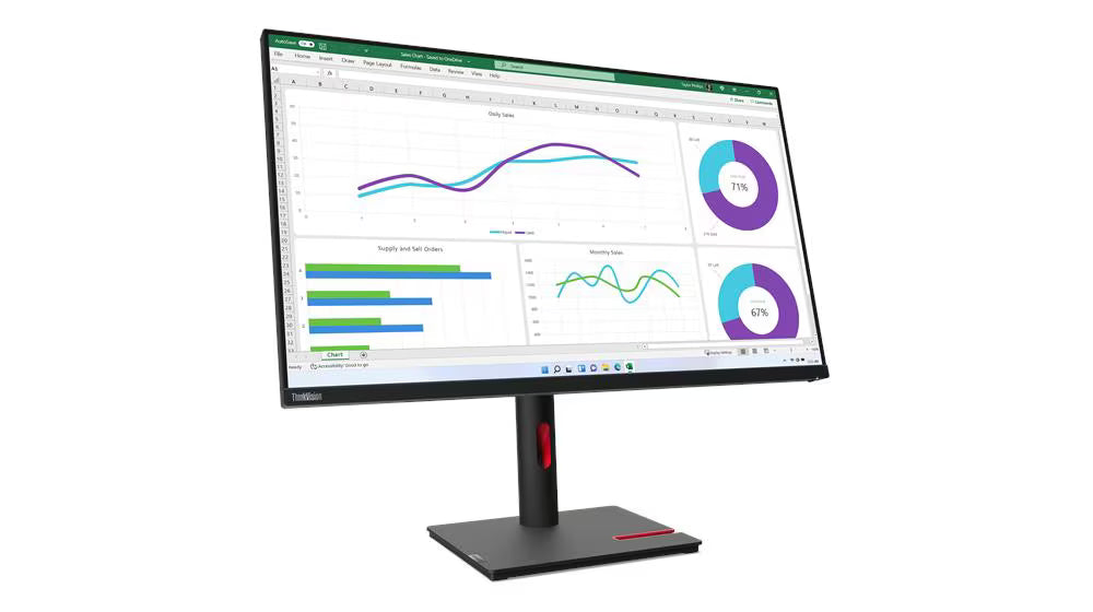 LENOVO 63D3GAR1LA Monitor 31.5" ThinkVision T32h-30 WLED IPS