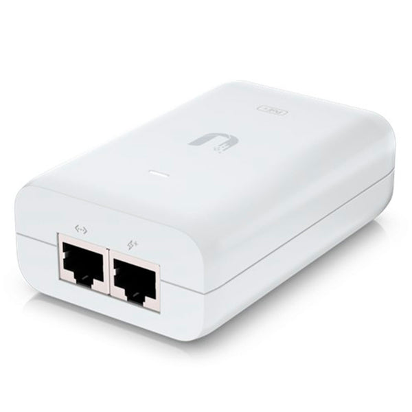 UBIQUITI U-POE-AT Inyector PoE Unifi modelo AF/AT 30W Color blanco