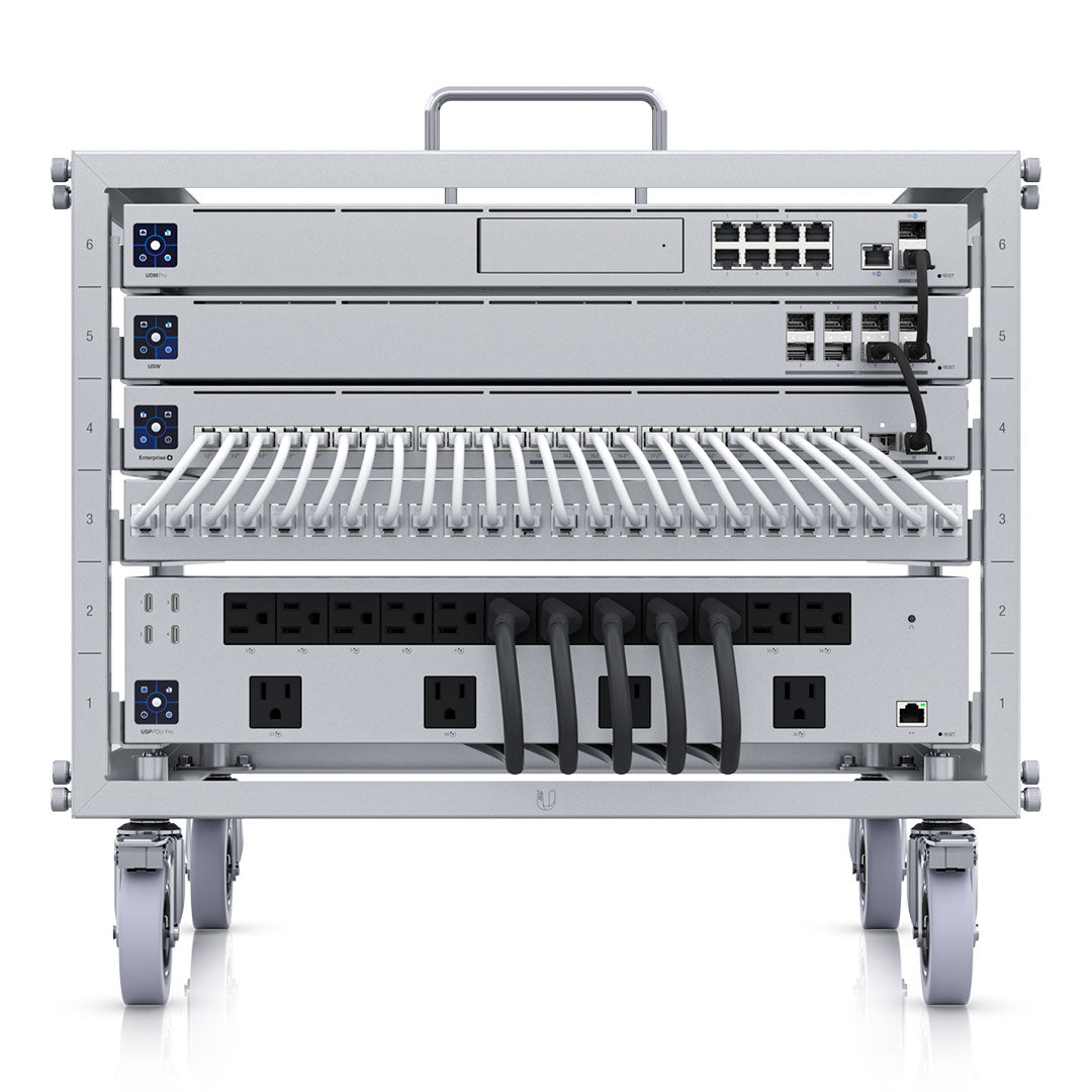 UBIQUITI U-RACK-6U-TL Mini rack 6U sin herramientas, de piso