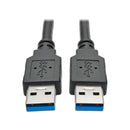 TRIPP-LITE U320-006-BK CABLE, USB, 3.0, SUPERSPEED, 1.83M, SuperSpeed, A/A, 1.83 mts, 28/24 AWG