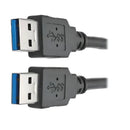 TRIPP-LITE U322-006-BK CABLE, USB, 3.0, SUPER, A/B, 1.83CM, para Dispositivo, USB, 3.0, SuperSpeed, AB(M/M), Negro, 1.83m, 6pies