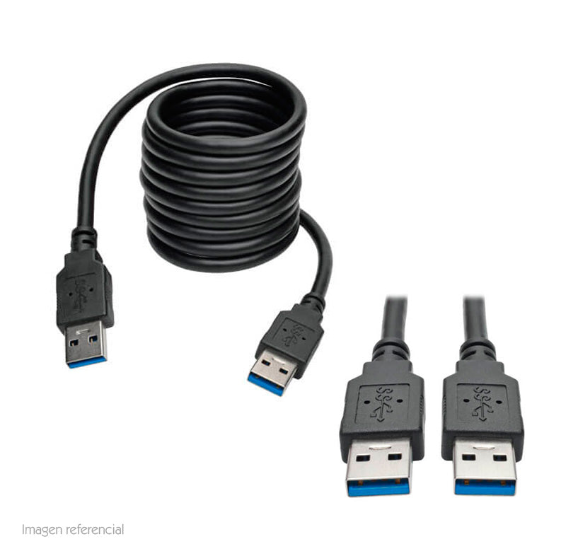 TRIPP-LITE U322-006-BK CABLE, USB, 3.0, SUPER, A/B, 1.83CM, para Dispositivo, USB, 3.0, SuperSpeed, AB(M/M), Negro, 1.83m, 6pies