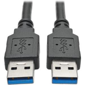 TRIPP-LITE U322-006-BK CABLE, USB, 3.0, SUPER, A/B, 1.83CM, para Dispositivo, USB, 3.0, SuperSpeed, AB(M/M), Negro, 1.83m, 6pies