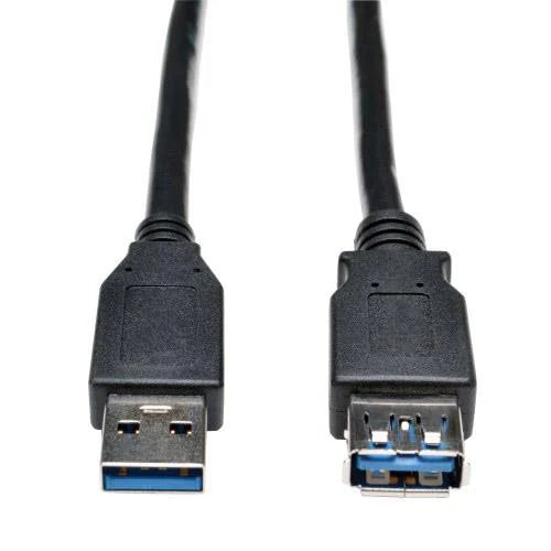 TRIPP-LITE U324-003-BK CABLE, USB, 3.0, A/AM/H, 91CM, Cable, de Extensión, SuperSpeed, USB-A a USB-A, M/H, Negro, 91 cm