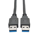 TRIPP-LITE U324-003-BK CABLE, USB, 3.0, A/AM/H, 91CM, Cable, de Extensión, SuperSpeed, USB-A a USB-A, M/H, Negro, 91 cm