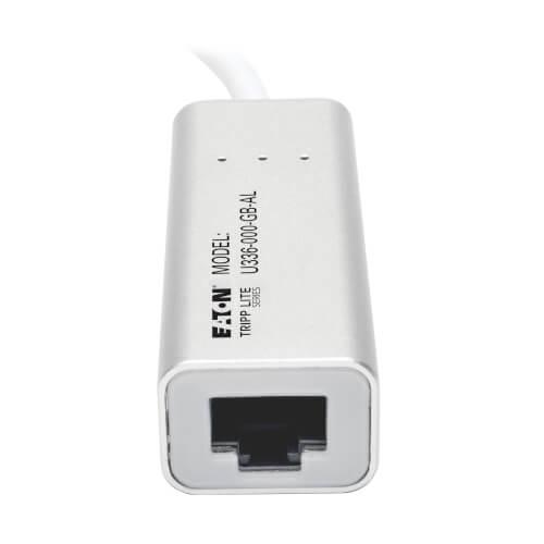 TRIPP-LITE U336-000-GB-AL  Adaptador de Aluminio, Red, U336-000-GB-AL, USB 3.0 A RJ45, SuperSpeed, a Gigabit, Ethernet 