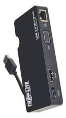 TRIPP-LITE U342-SHG-001 Mini Docking, VGA, Serie, Estación, de conexión, USB, 3.x(5 Gbps), con HDMI, Vídeo, VGA, GbE 