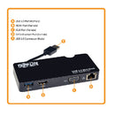 TRIPP-LITE U342-SHG-001 Mini Docking, VGA, Serie, Estación, de conexión, USB, 3.x(5 Gbps), con HDMI, Vídeo, VGA, GbE 
