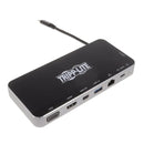 TRIPP-LITE U442-DOCK16-B DOCK, USB, PANTALLA TRIPLE, 4K, Estación de acoplamiento, USB-C,  HDMI, DP, mDP, VGA, RJ-45, USB-A, USB-C, USB-C, PD, Data 