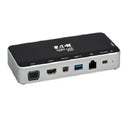 TRIPP-LITE U442-DOCK16-B DOCK, USB, PANTALLA TRIPLE, 4K, Estación de acoplamiento, USB-C,  HDMI, DP, mDP, VGA, RJ-45, USB-A, USB-C, USB-C, PD, Data 