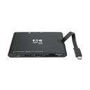 TRIPP-LITE U442-DOCK3-B Estación de carga, USB-C, 4K HDMI, VGA, USB 3.x (5Gbps), Hub USB-A, RJ-45, Negro 