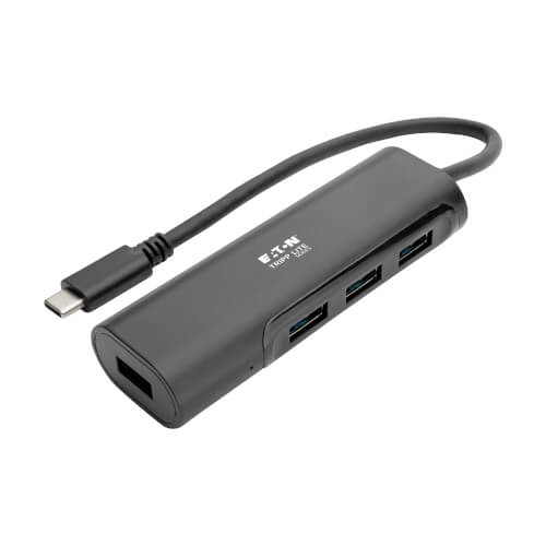 TRIPP-LITE U460-004-4AB Adaptador, USB-C, Hub, 5Gbps, 4 Puertos, USB A, 60W PD, HUDE