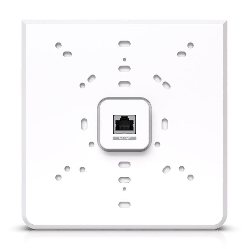 UBIQUITI U6-ENTERPRISE-IW Punto de acceso WiFi 6E para pared con 10 transmisiones espaciales, compatibilidad con 6 GHz, 4 puertos integrado