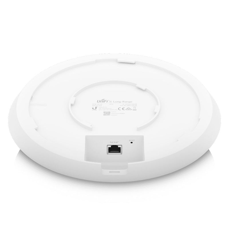 UBIQUITI U6-LR Punto de acceso Unifi wifi 6 Long Range doble banda, 5 GHz (4x4 MU-MIMO y OFDMA) y 2.4 GHz 4x4 MIMO