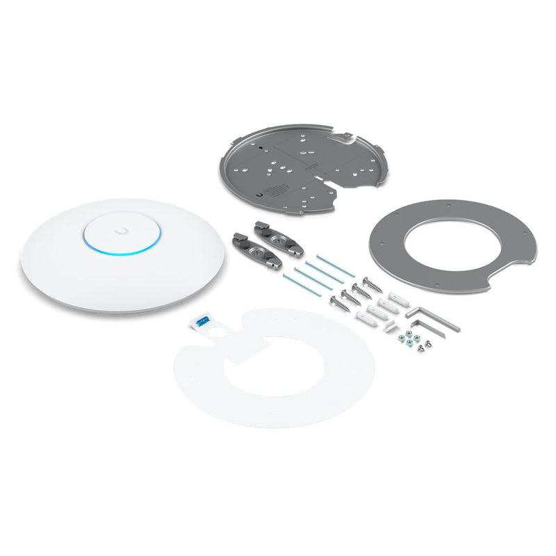 UBIQUITI U6-LR Punto de acceso Unifi wifi 6 Long Range doble banda, 5 GHz (4x4 MU-MIMO y OFDMA) y 2.4 GHz 4x4 MIMO