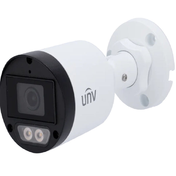 UNIVIEW UAC-B125-AF28M-W Cámara análoga tubo 2K 5MP 2.8mm audio IP67 COLORHUNTER