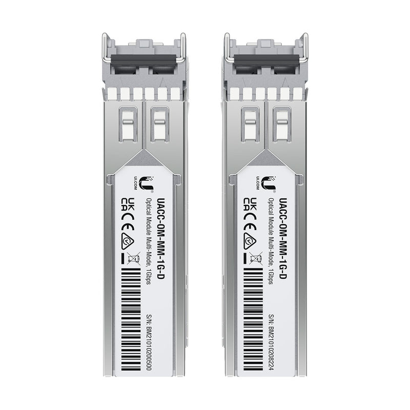 UBIQUITI UACC-OM-MM-1G-D-2 Transceiver SFP 1Gb Multimodo 550m