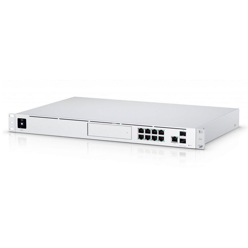 UBIQUITI UDM-PRO, Router Unifi Dream Machine Pro, 01 puerto 10g SFP+ Wan / 1 GBE Wan / 8 puertos 10/100/1000 Mbps RJ-45 Lan, 01 bahía de HDD 3.5"