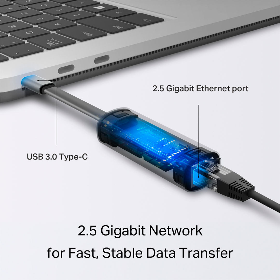 TP-LINK UE302C Adaptador de Red USB tipo C a Ethernet de 2.5GB