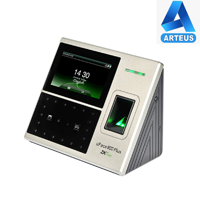 ZKTECO UFACE800 PLUS Control Biométrico de asistencia y acceso Facial huella palma y tarjeta, Batería