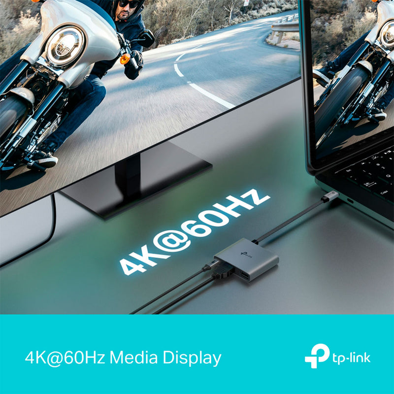 TP-LINK UH3020C Adaptador HUB USB tipo C 3 en 1 5Gbps