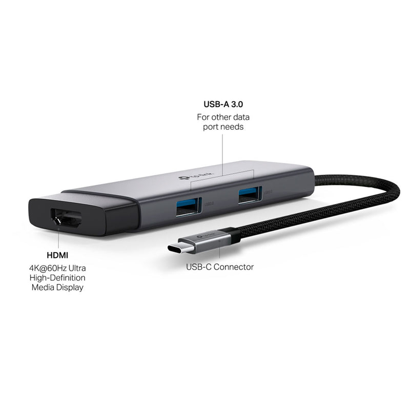 TP-LINK UH5020C Adaptador HUB USB tipo C 5 en 1 5Gbps