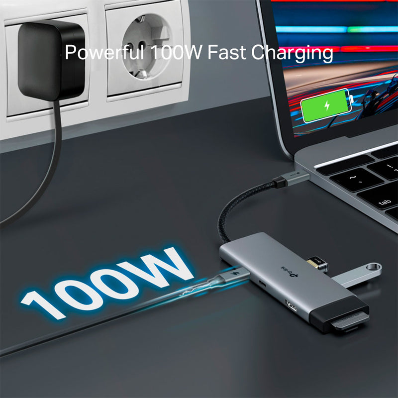 TP-LINK UH7020C Adaptador HUB USB tipo C 7 en 1 5Gbps