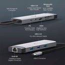 TP-LINK UH9120C Adaptador HUB USB tipo C 9 en 1 5Gbps