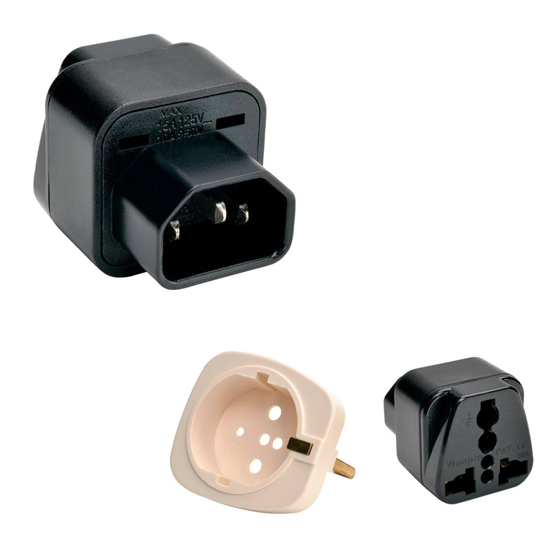 TRIPP-LITE UNIPLUGINT Adaptador, de Enchufe, Universal, para Tomacorrientes, IEC-320, C13