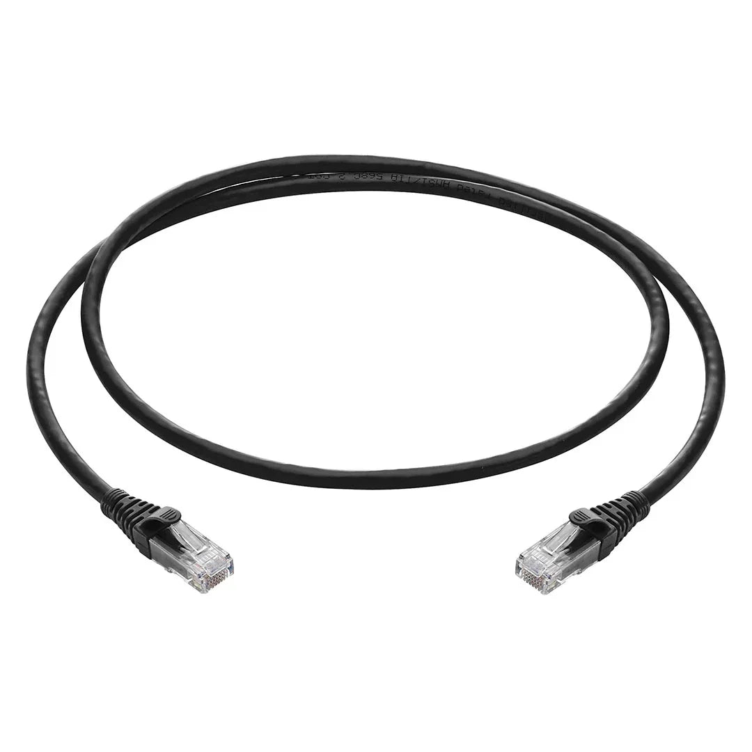 DIXON URT46F4#01M4B0 Patch cord Cat 6 LSZH, negro, 1m