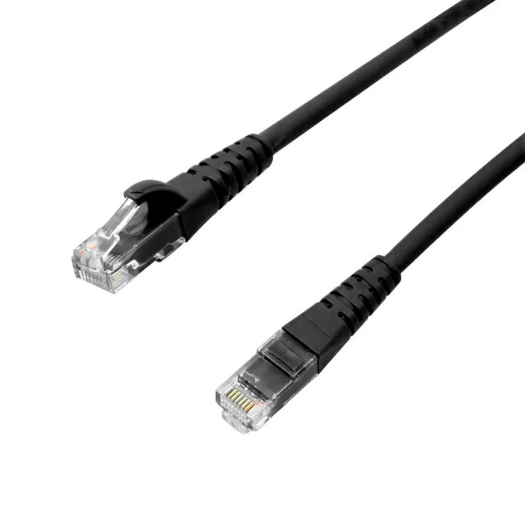DIXON URT46F4#01M4B0 Patch cord Cat 6 LSZH, negro, 1m