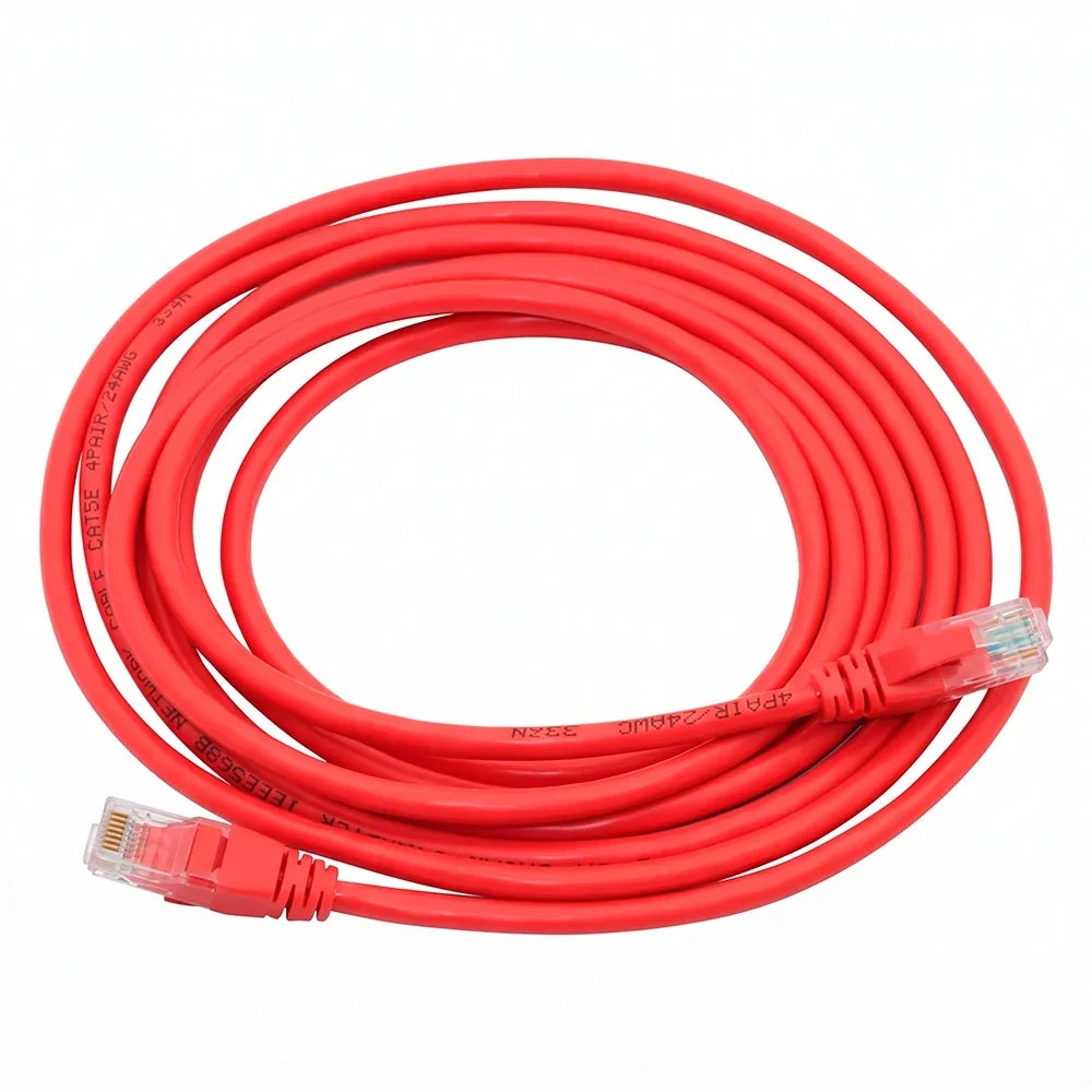 DIXON URT4EF4N#02M4B2 Patch cord Cat 5e, LSZH, 24AWG, rojo, 2m